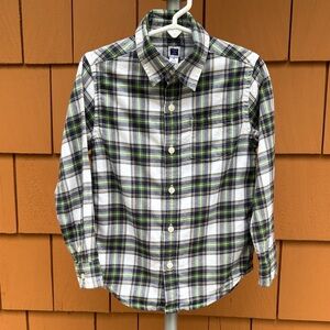 JACK AND JANIE | Classic Plaid Long Sleeve Casual Preppy Cotton Shirt |‎ Size 4T